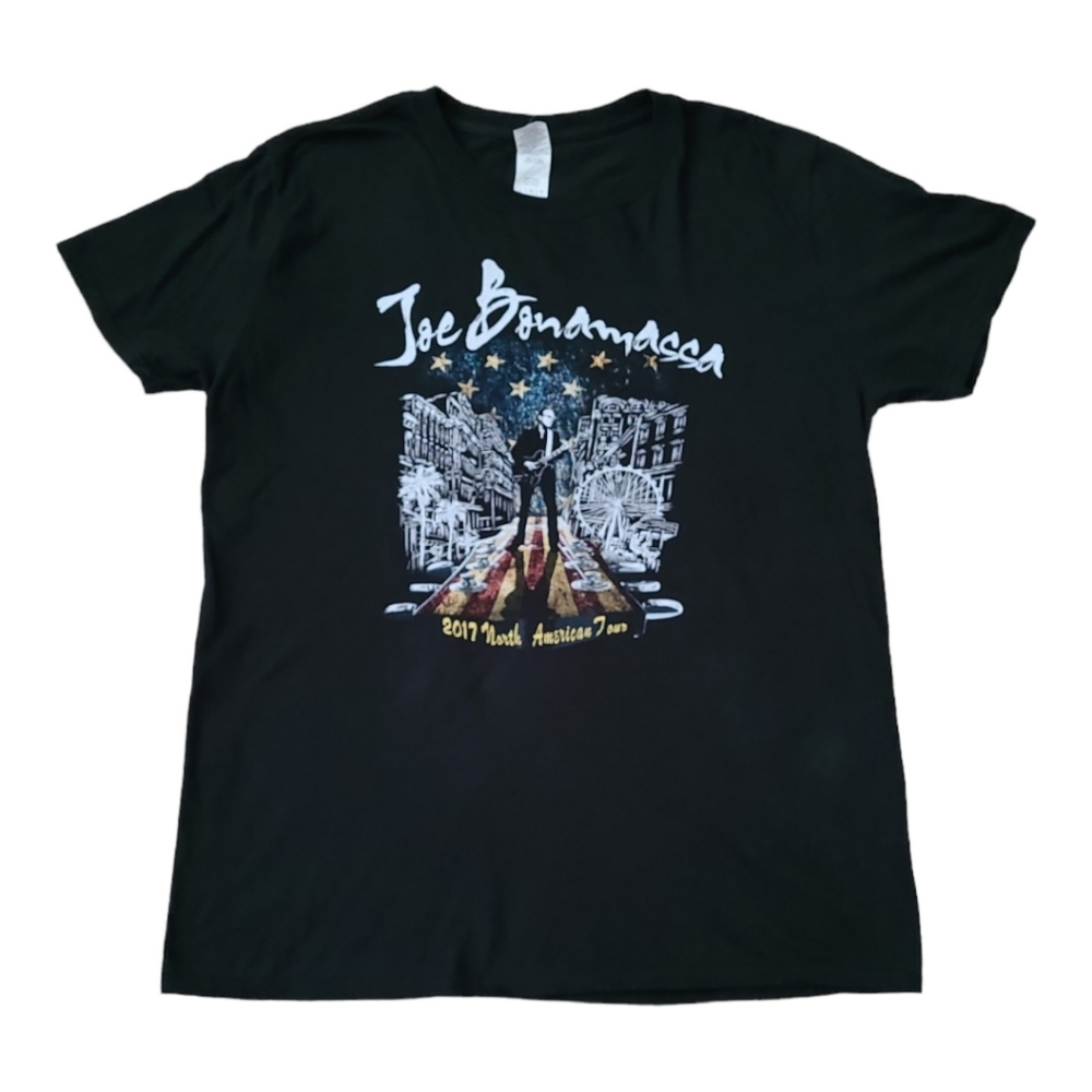 2017 Joe Bonamassa North American Concert Tour Tee Shirt Large